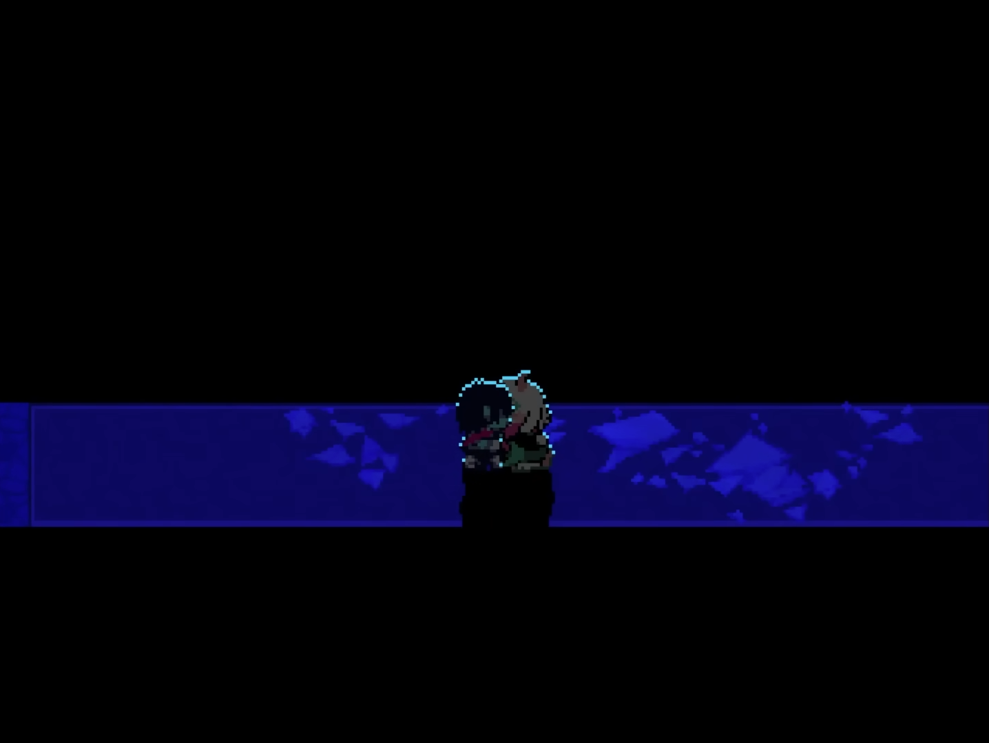 Kris Hugging Ralsei