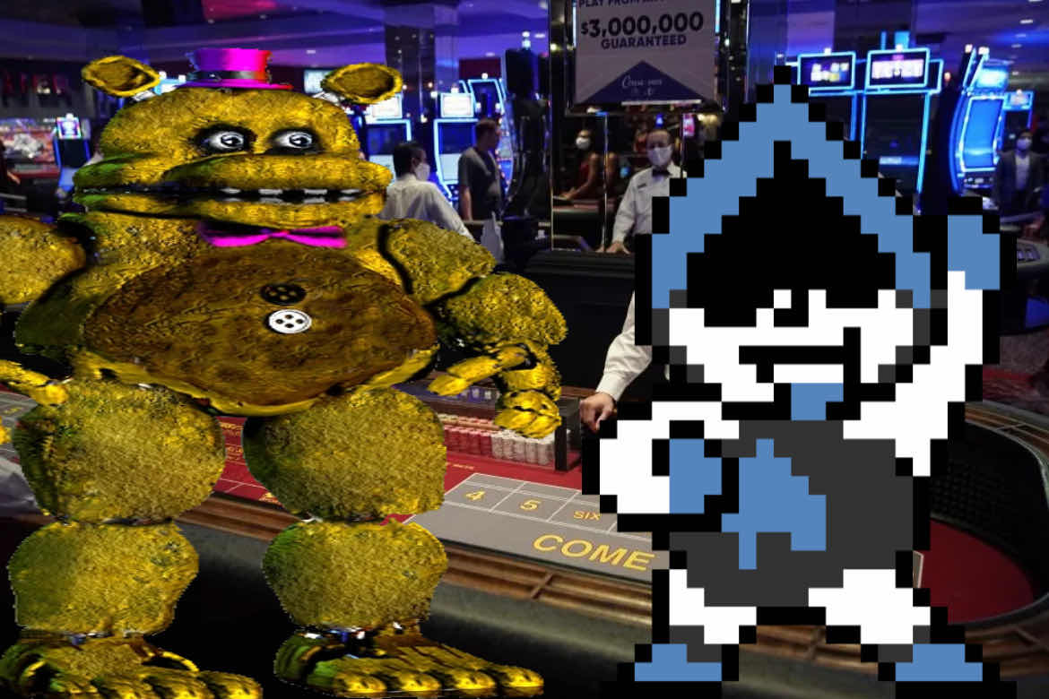 Breadbear and Lancer in a casino
